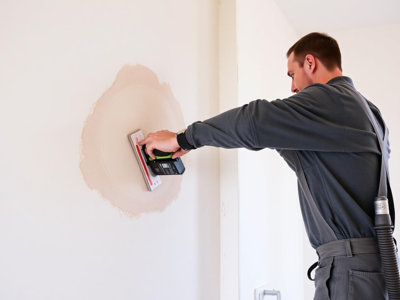 Vacuum-assisted sanding of fresh drywall compound